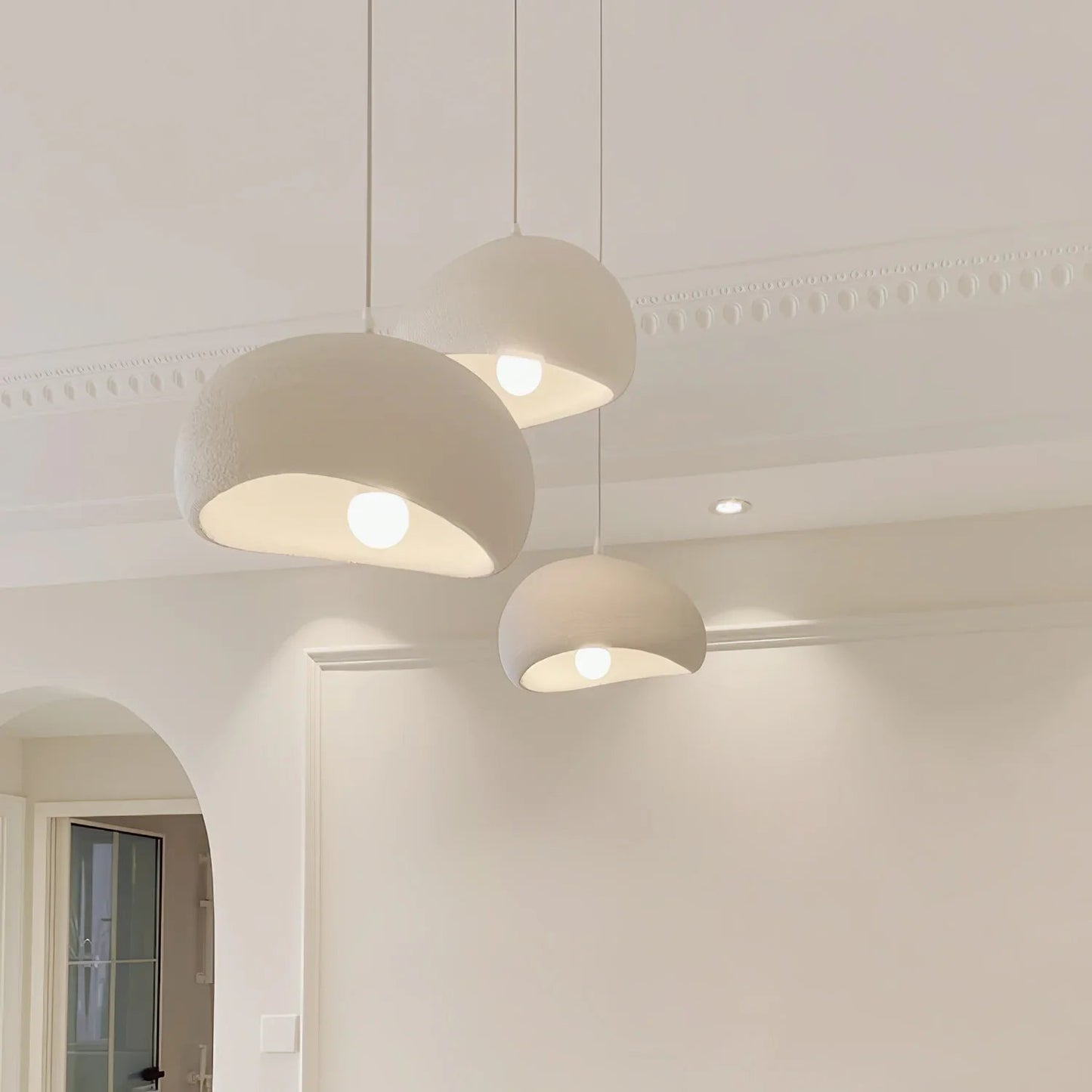 Kryo Suspension Nuage Nordique Gris/Blanc/Bleu Salon