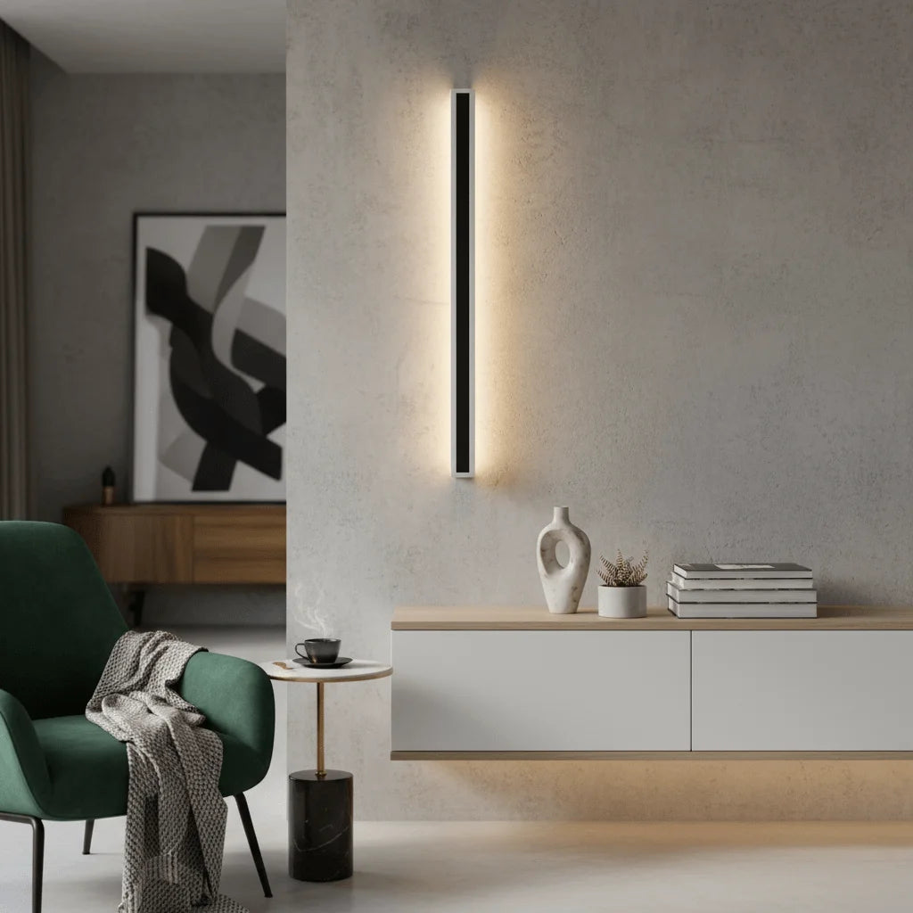 Kaelen Moderne LED Applique Murale Extérieure Noir - Nüma Lighting