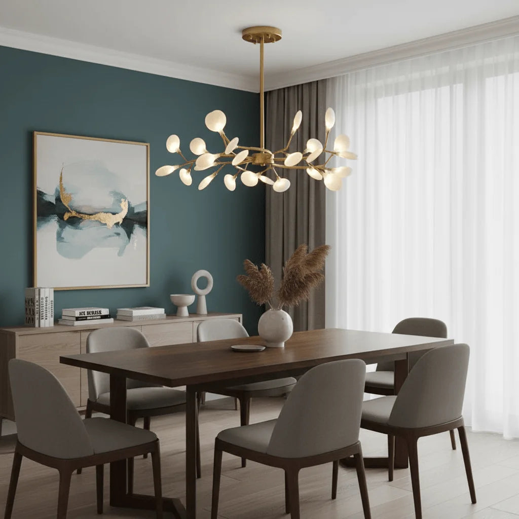 Mateo Suspension Multi Nordique Noir/Or Chambre/Salle à Coucher - Nüma Lighting
