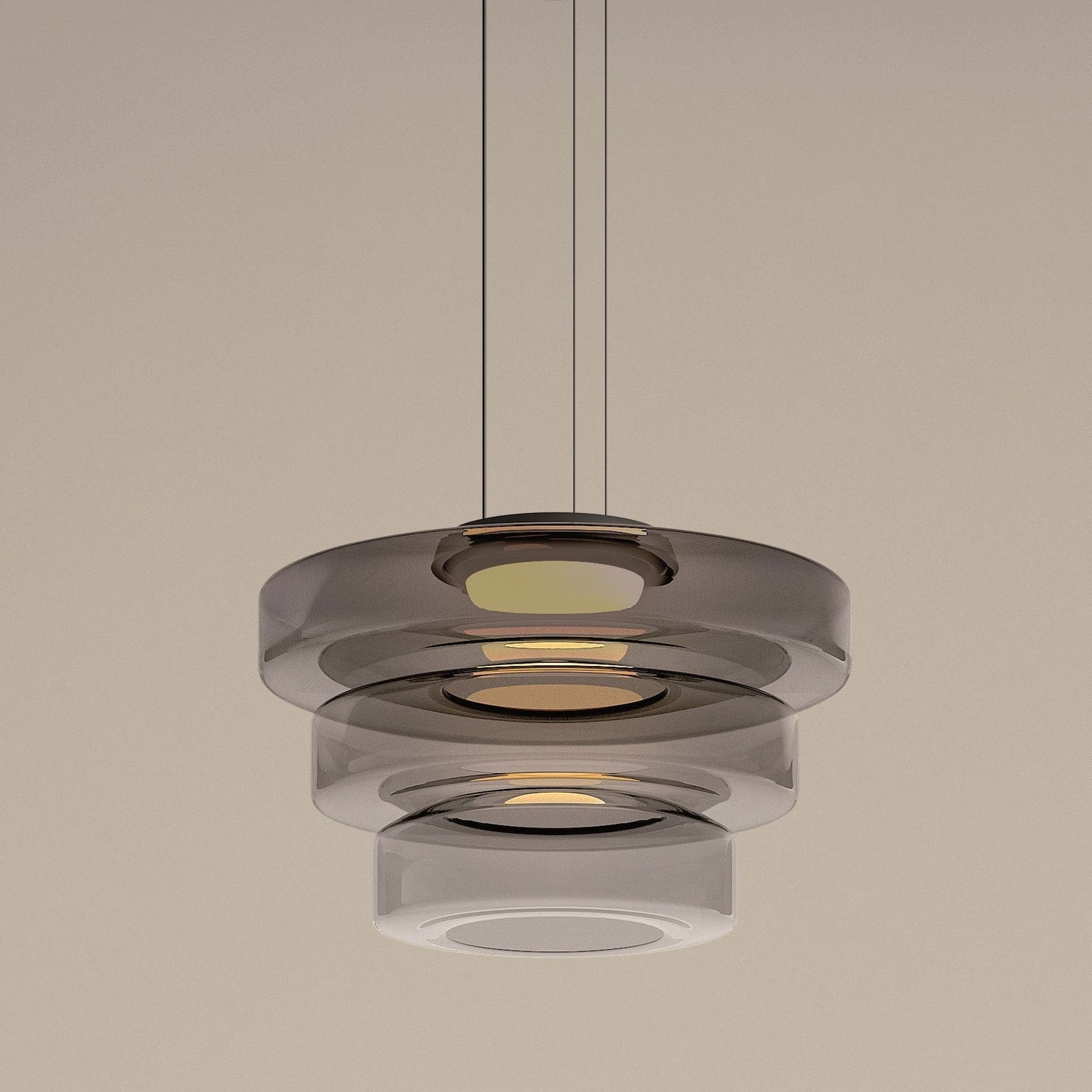 Jojo Suspension Verre Structure à Plusieurs Niveaux