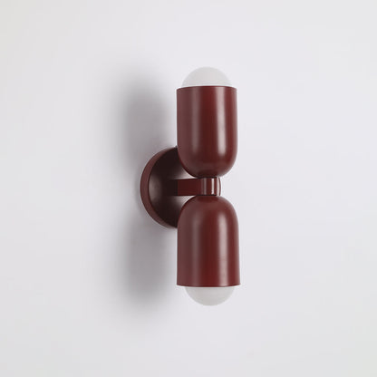 Kira Applique Murale Cylindre Scandinave Métal Coloré Salon