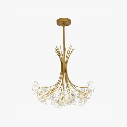 Arisha Lustre Fleur Luxe Métal/Acrylique, Salon/Salle A Mange