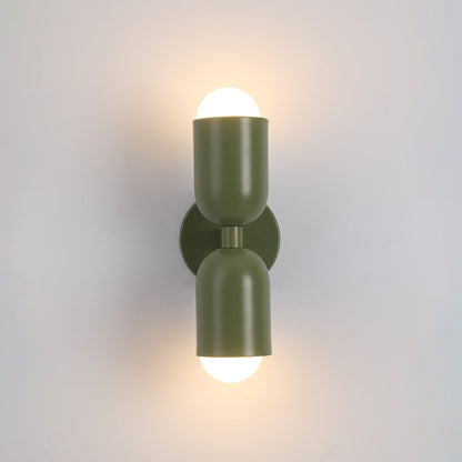 Kira Applique Murale Cylindre Scandinave Métal Coloré Salon