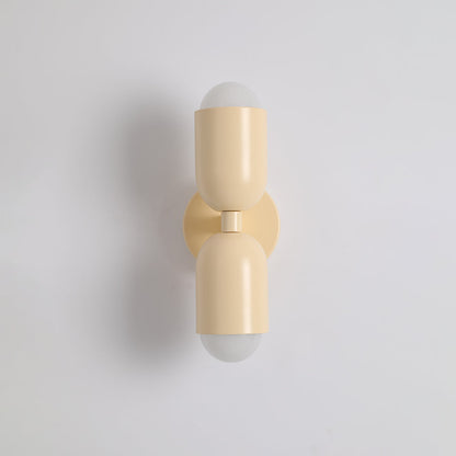 Kira Applique Murale Cylindre Scandinave Métal Coloré Salon