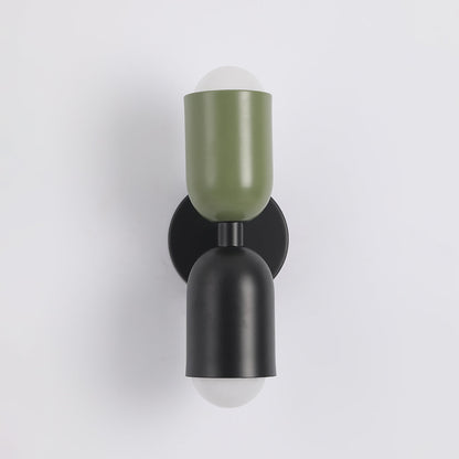 Kira Applique Murale Cylindre Scandinave Métal Coloré Salon