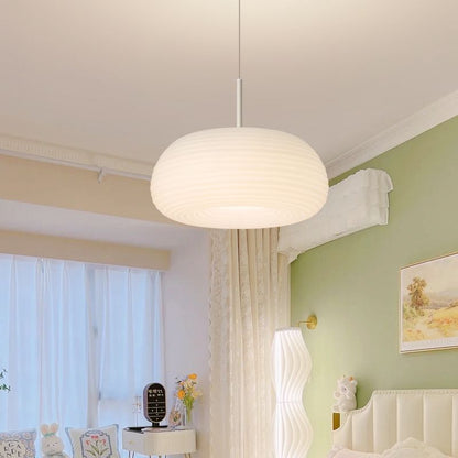 Janine Suspension Tambour Naturelle. Blanc. Chambre