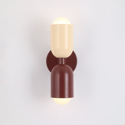 Kira Applique Murale Bicolore à Double Tête
