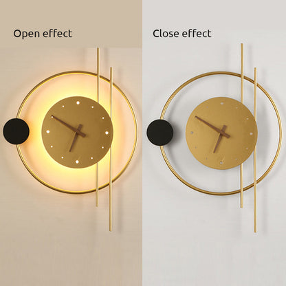 Selyn Applique Murale Led Moderne. Chambre. Noire/Or