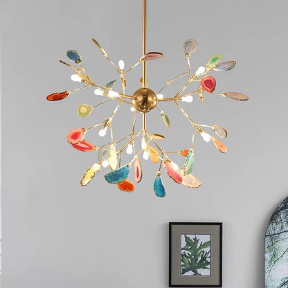 Arisha Lustre Coloré Branche Feuille Design, Salon/Chambre