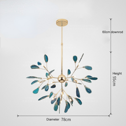 Arisha Lustre Coloré Branche Feuille Design, Salon/Chambre
