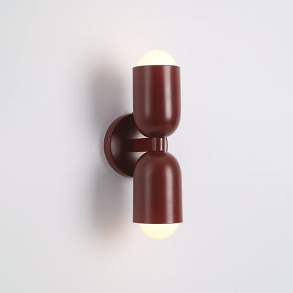 Kira Applique Murale Cylindre Scandinave Métal Coloré Salon