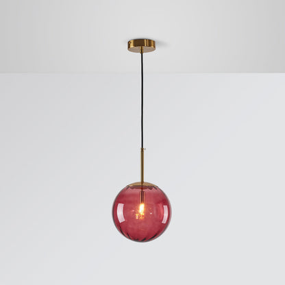 Lexa Suspension Boule Moderne Métal/Verre