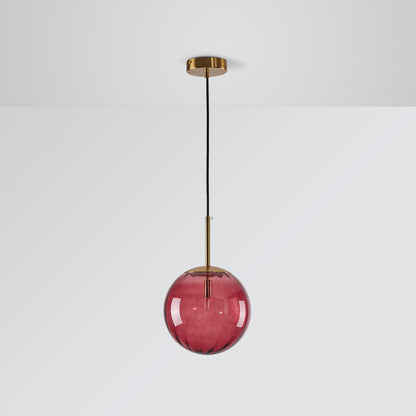 Lexa Suspension Boule Moderne Métal/Verre