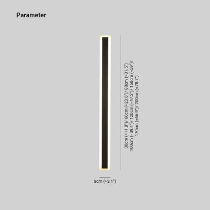 Fiala Moderne LED Applique Murale Extérieure  Noir