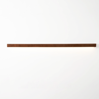 Lustra Applique Murale Linéaire Bois et LED Design Minimaliste