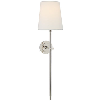 Theodore Applique Murale en Laiton et Tissu