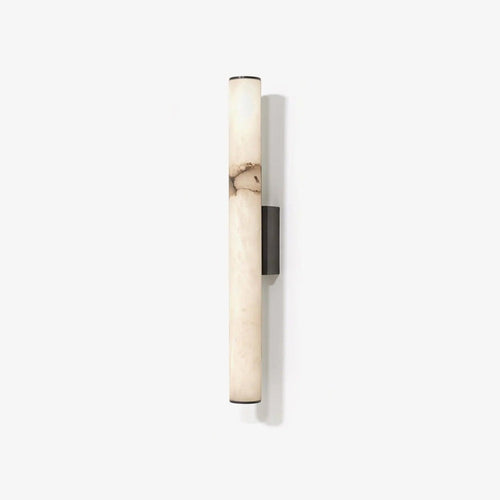 Klyr Applique Murale Cylindrique Verticale en Albâtre