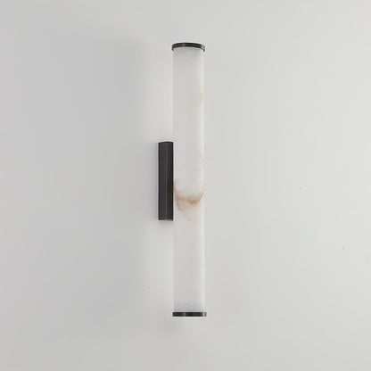 Klyr Applique Murale Cylindrique Verticale en Albâtre