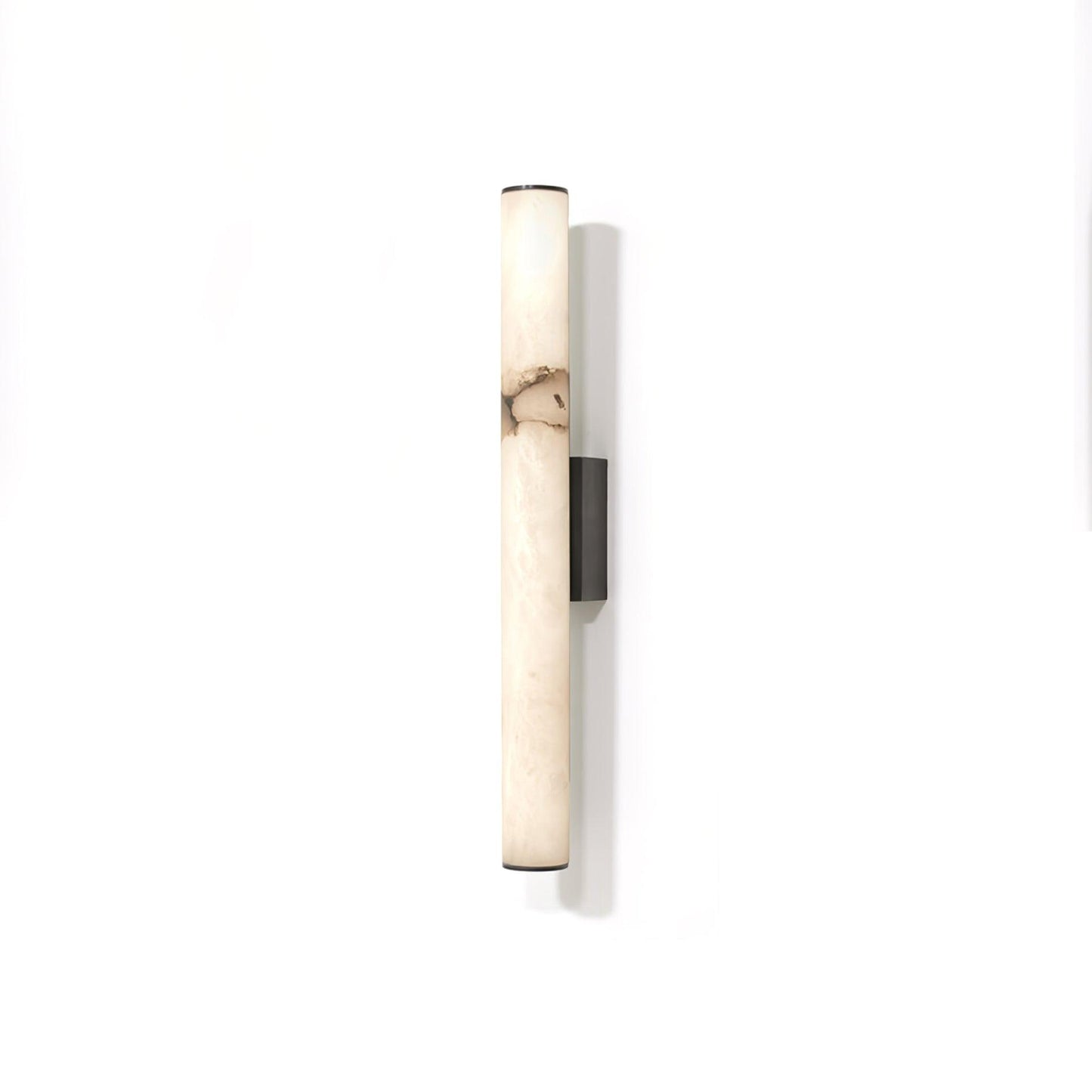Klyr Applique Murale Cylindrique Verticale en Albâtre