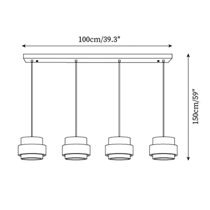 Perra Suspension Travertin