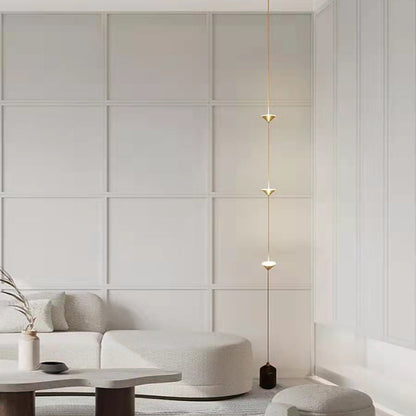 Ray Lampadaire Linéaire Minimaliste, 3 Ampoules, Chambre