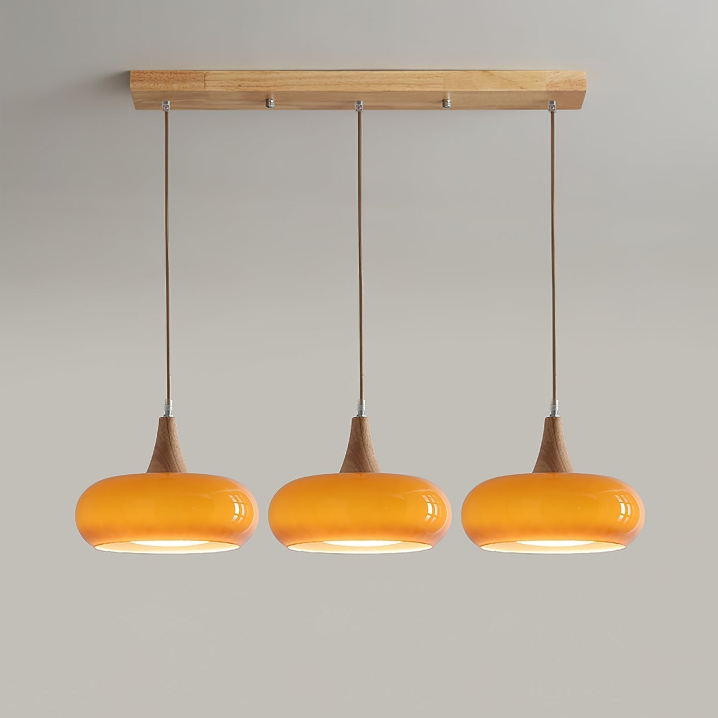 Charlotte Suspension Bois  1/2/3 Lampes