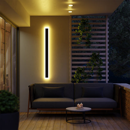 Fiala Moderne LED Applique Murale Extérieure  Noir