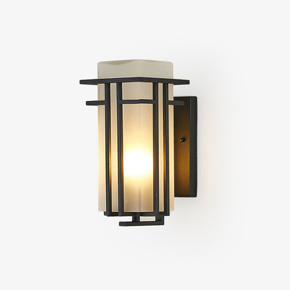 Lustra Lampe Murale Extérieure en Fer Lanterne Rétro