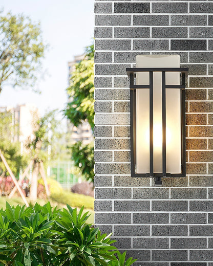 Lustra Lampe Murale Extérieure en Fer Lanterne Rétro