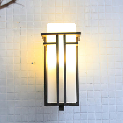 Lustra Lampe Murale Extérieure en Fer Lanterne Rétro