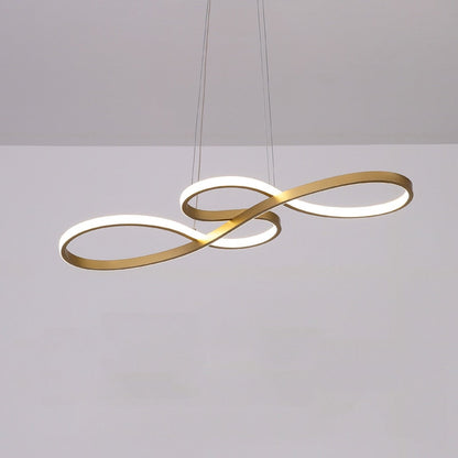 Durell Suspension Linéaire Nordique Noir/Blanc/Or. Chambre