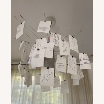 Lustra Lustre en Papier Personnalisable Créatif