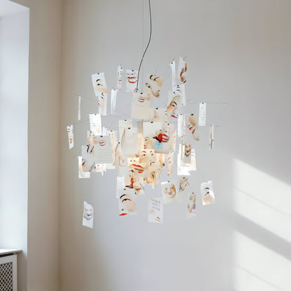 Lustra Lustre en Papier Personnalisable Créatif