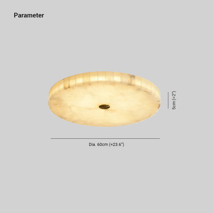 Delya Plafonnier Albâtre LED Rond