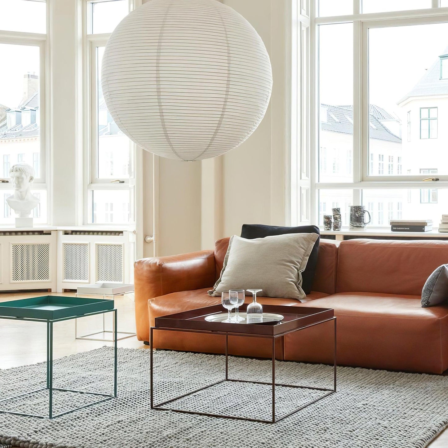 Lustra Suspension en Papier pour Salon