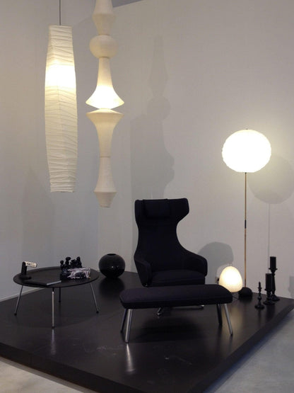 Lustra Suspension Luminaire Papier Washi E pour Salon