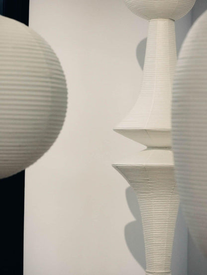 Lustra Suspension Luminaire Papier Washi E pour Salon