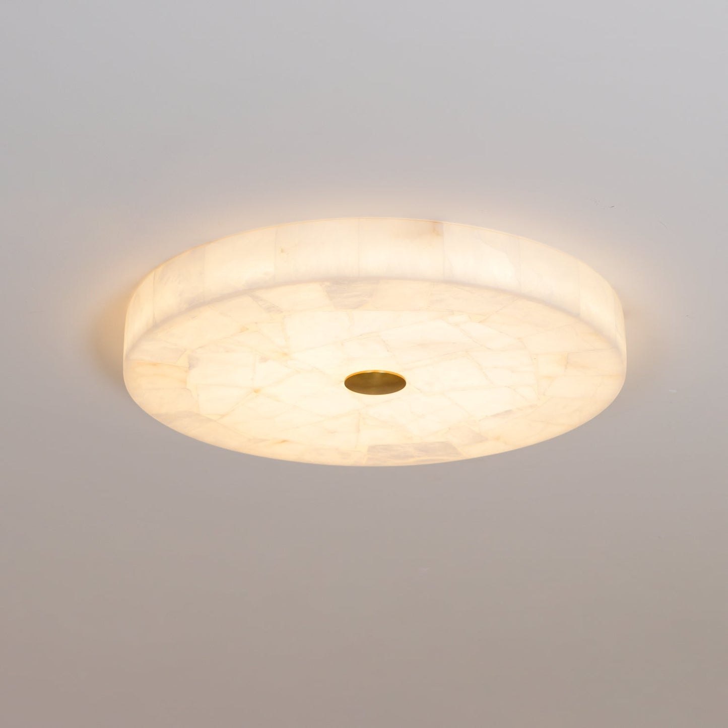 Delya Plafonnier Albâtre LED Rond