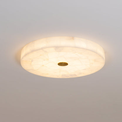 Delya Plafonnier Albâtre LED Rond