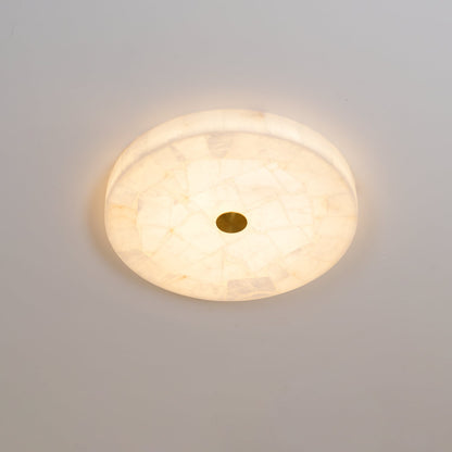 Delya Plafonnier Albâtre LED Rond