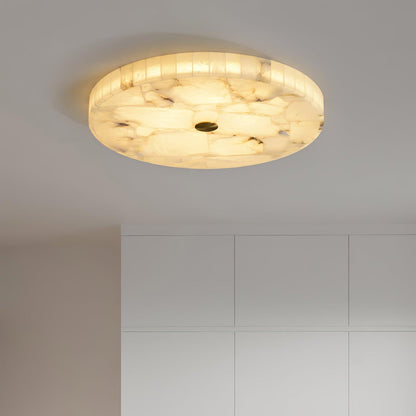 Delya Plafonnier Albâtre LED Rond