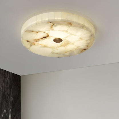 Delya Plafonnier Albâtre LED Rond
