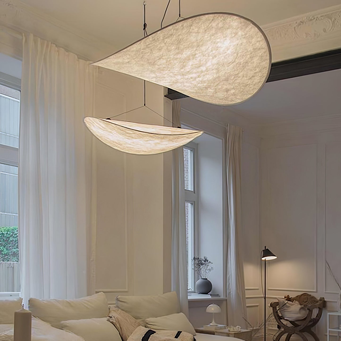 Sereca Suspension en Papier et Fibre de Verre