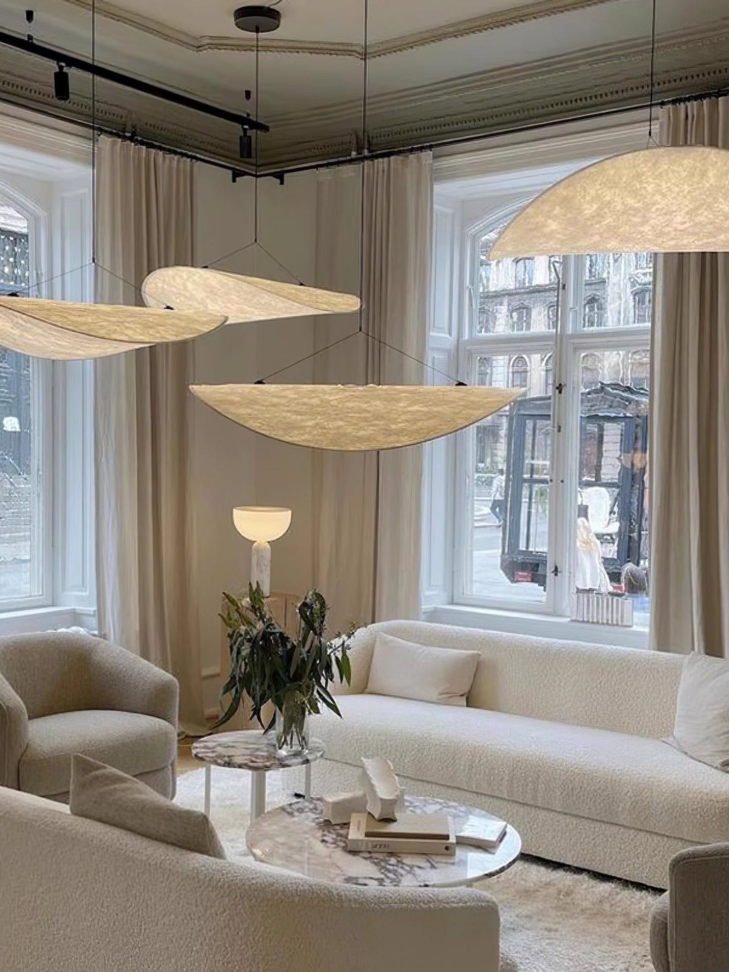 Sereca Suspension en Papier et Fibre de Verre
