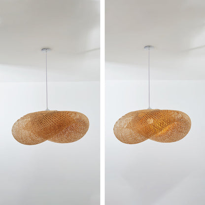 Rinwa Suspension Nuage Bohème. Bambou. Bois. Salon