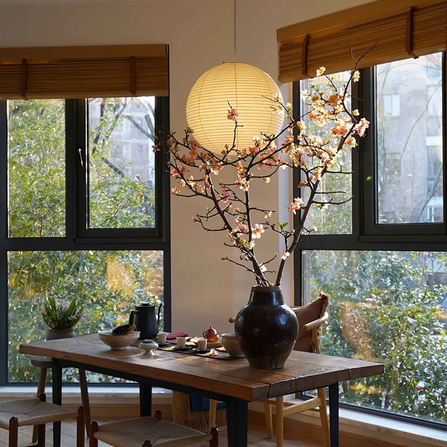 Lustra Suspension en Papier pour Salon