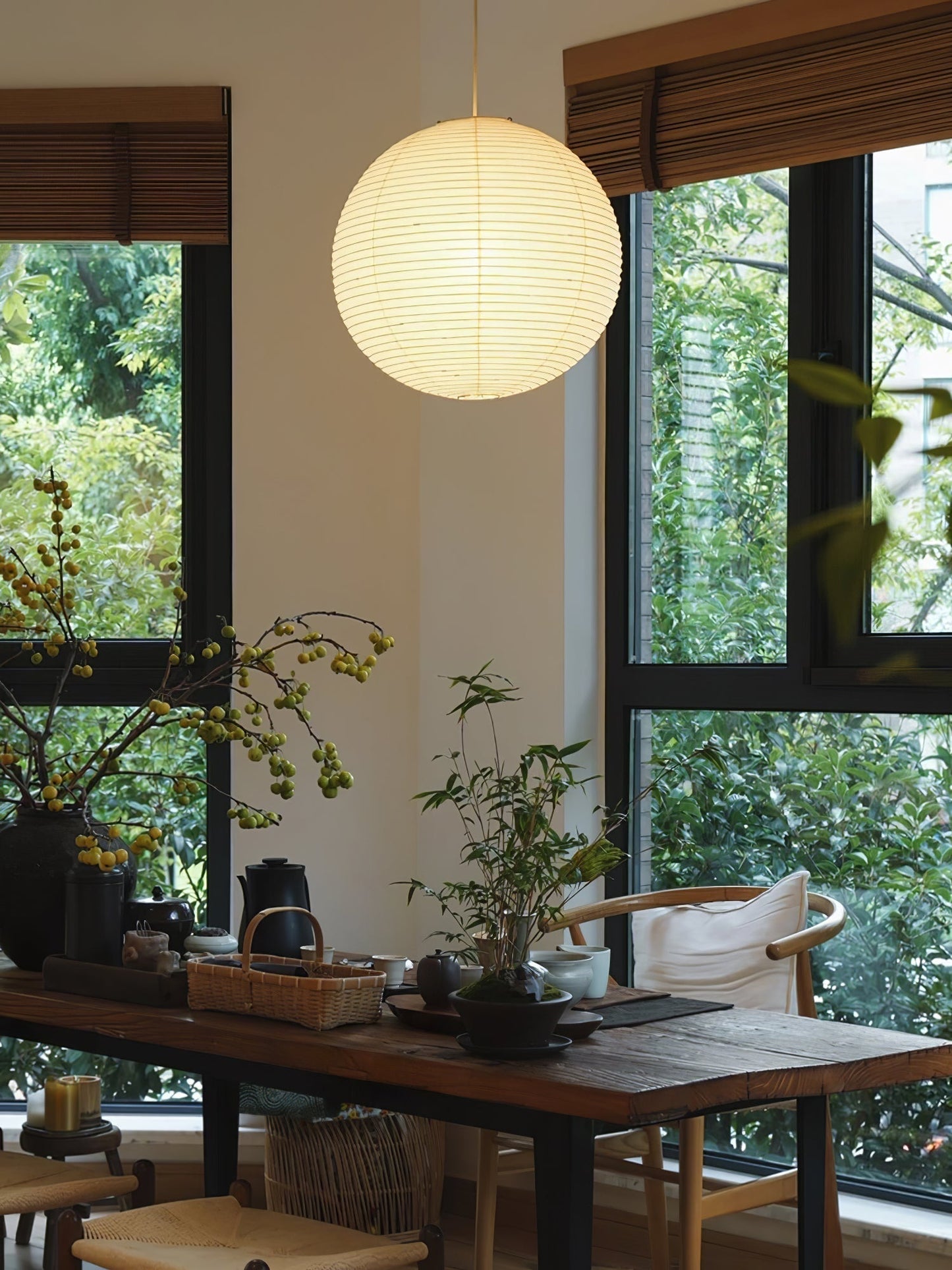 Lustra Suspension en Papier pour Salon