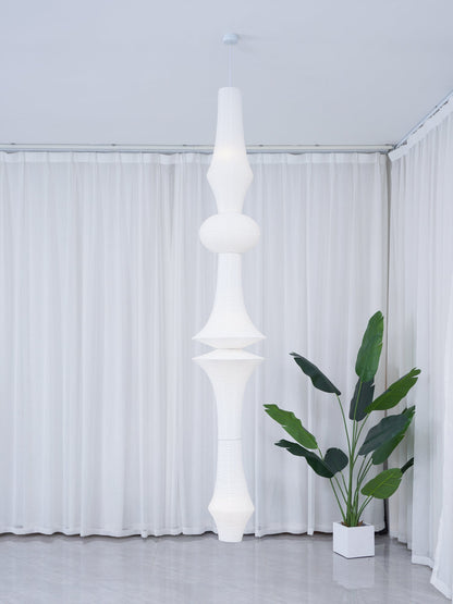 Lustra Suspension Luminaire Papier Washi E pour Salon