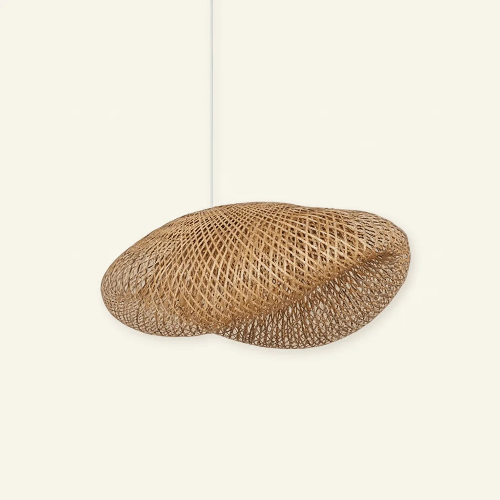 Amadou Suspension Nuage Bohème. Bambou. Bois. Salon - Nüma Lighting