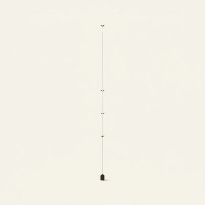 Javier Lampadaire Linéaire Minimaliste, 3 Ampoules, Chambre - Nüma Lighting